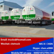 4 Axle 50000 Liter Carbon Steel Fuel Tank Semi Trailer